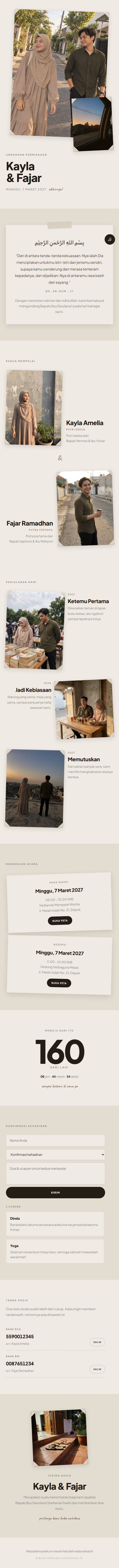 Contoh undangan pernikahan digital eksklusif Photodump — ajakdatang.id