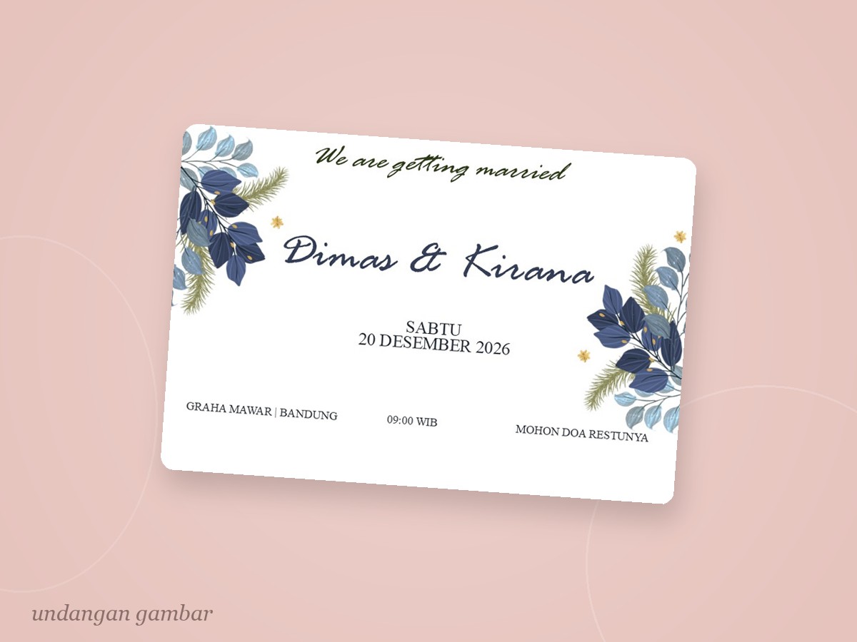 Navy Floral